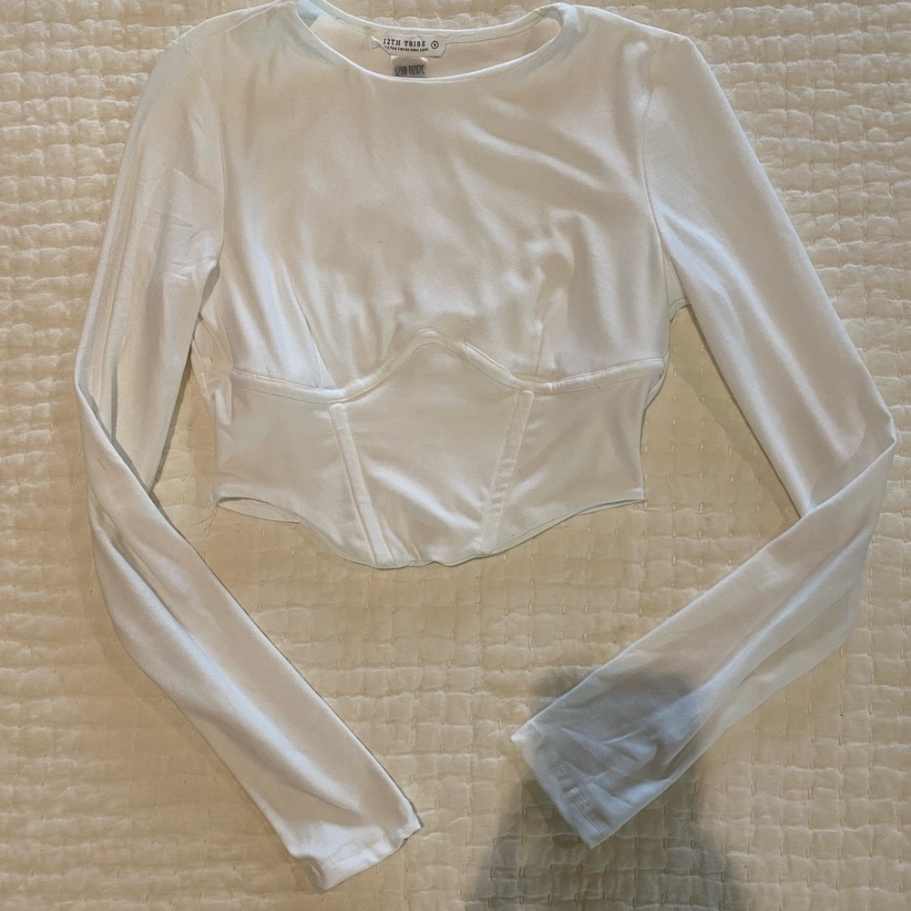 12th Tribe Corset Crop Top